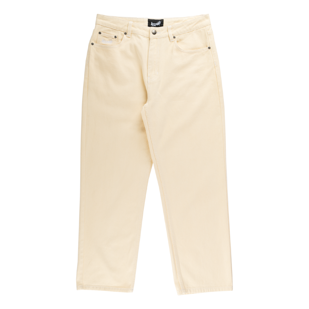 Immortal Loose Straight Fit Denim - Washed Natural