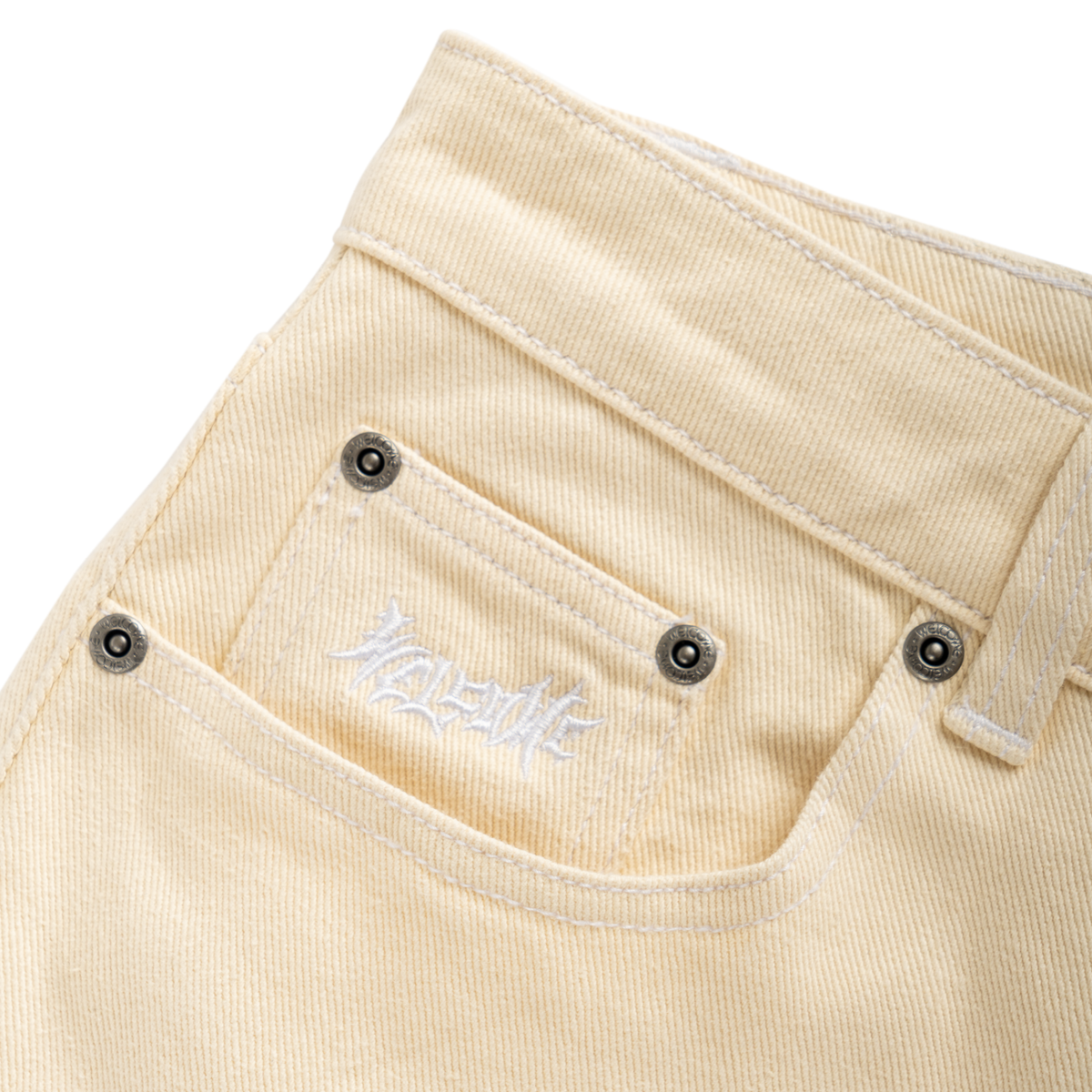 Immortal Loose Straight Fit Denim - Washed Natural