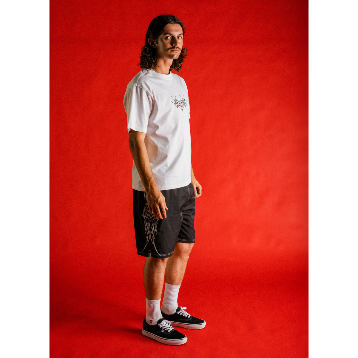 Horde Contrast-Stitch Nylon Short