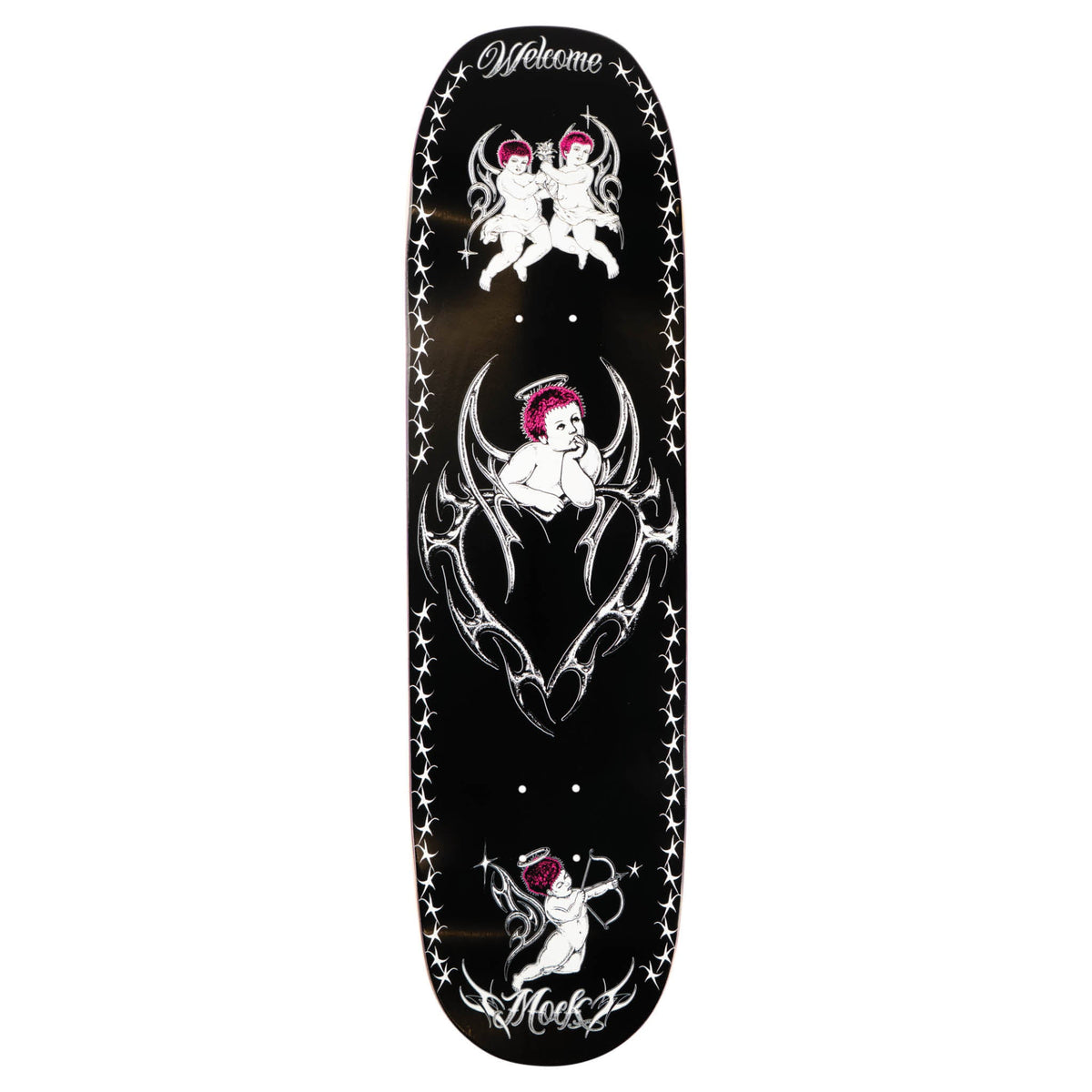 Evan Mocks Cherubs on Moontrimmer 2.0 - Black/White - 8.65"