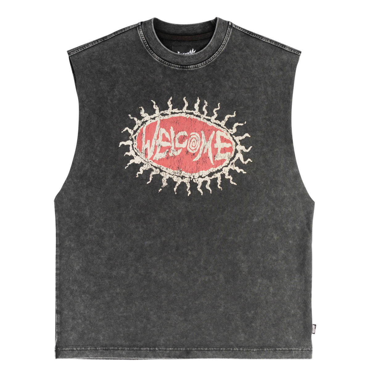 Cavity Boxy Sleeveless Knit