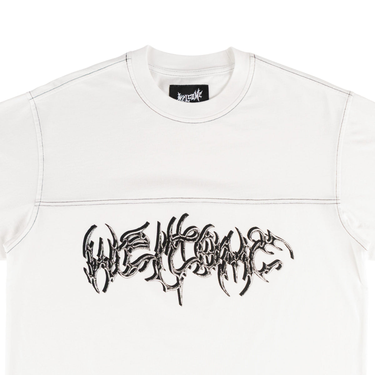 Spire Boxy Contrast Stitch Football Tee