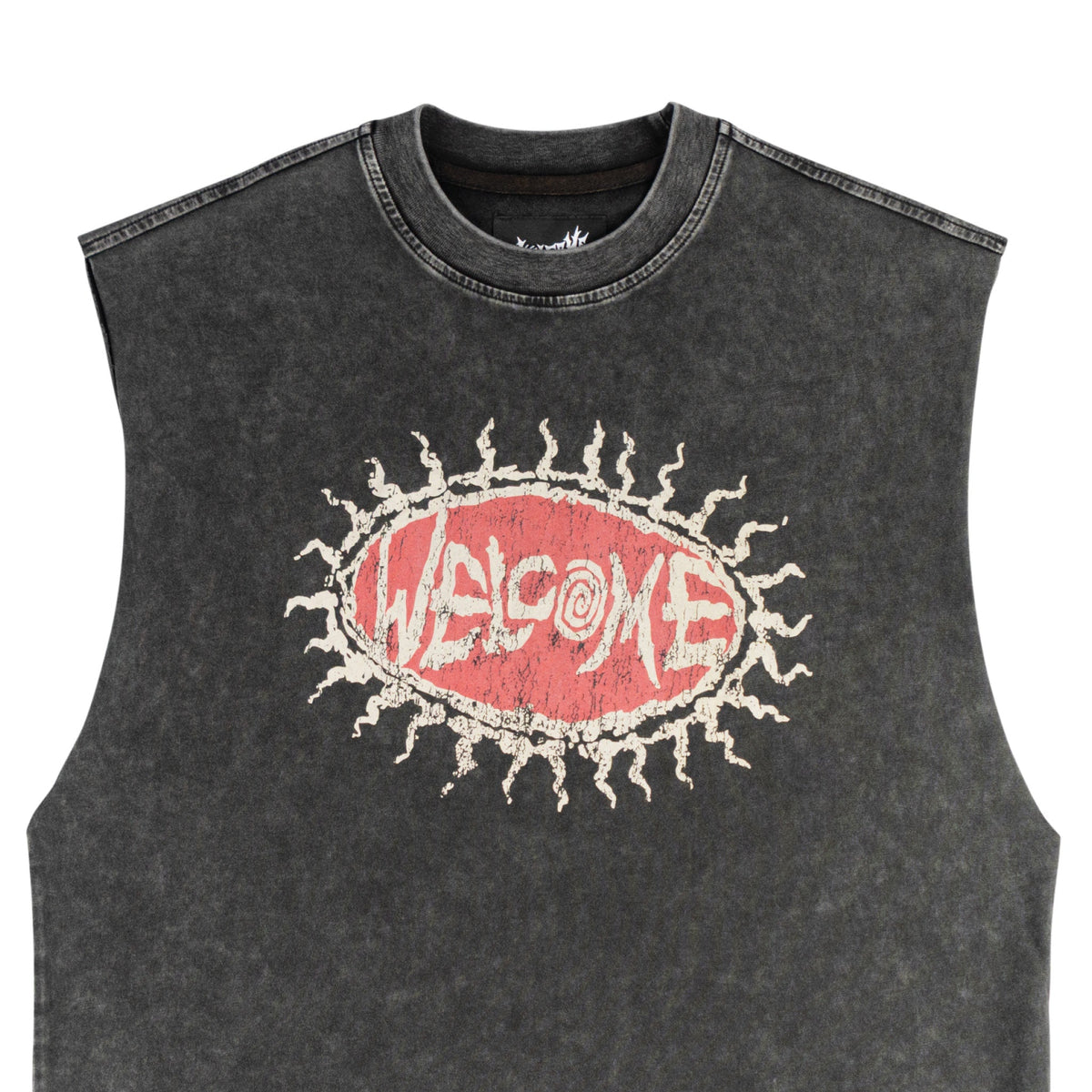 Cavity Boxy Sleeveless Knit