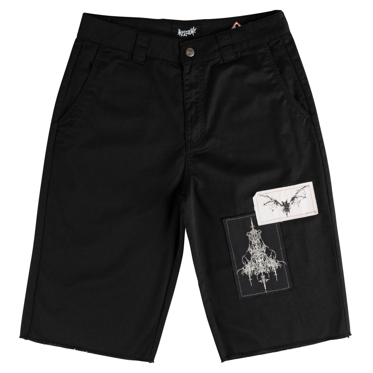 Shinners Cut-Off Twill Short W/Patches