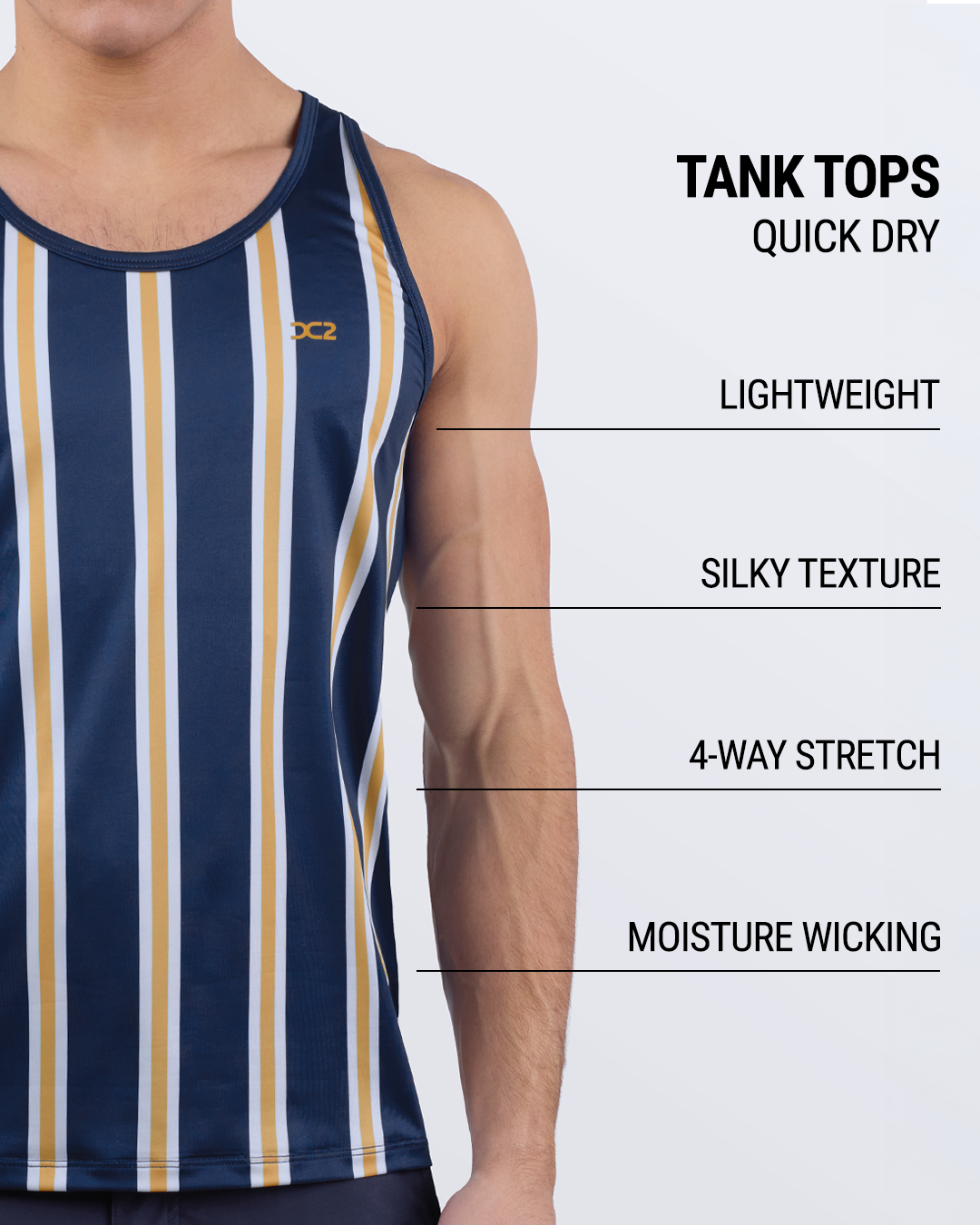 SUN CHASING STRIPES - Tank Top | DC2