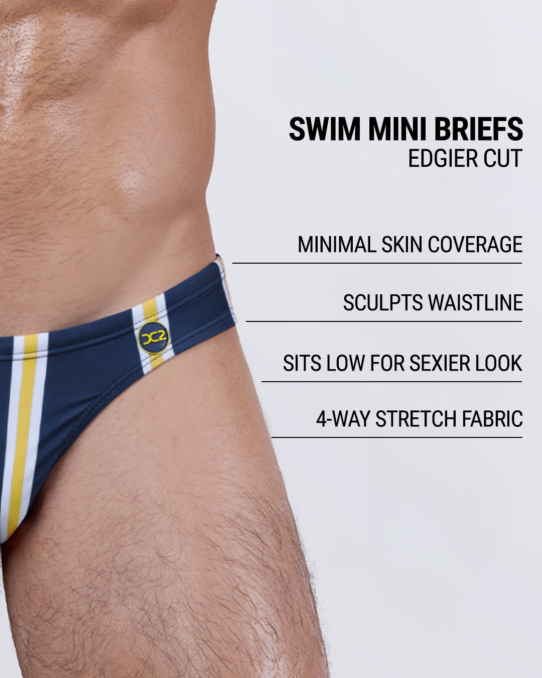 SUN CHASING STRIPES - Swim Mini Brief | DC2