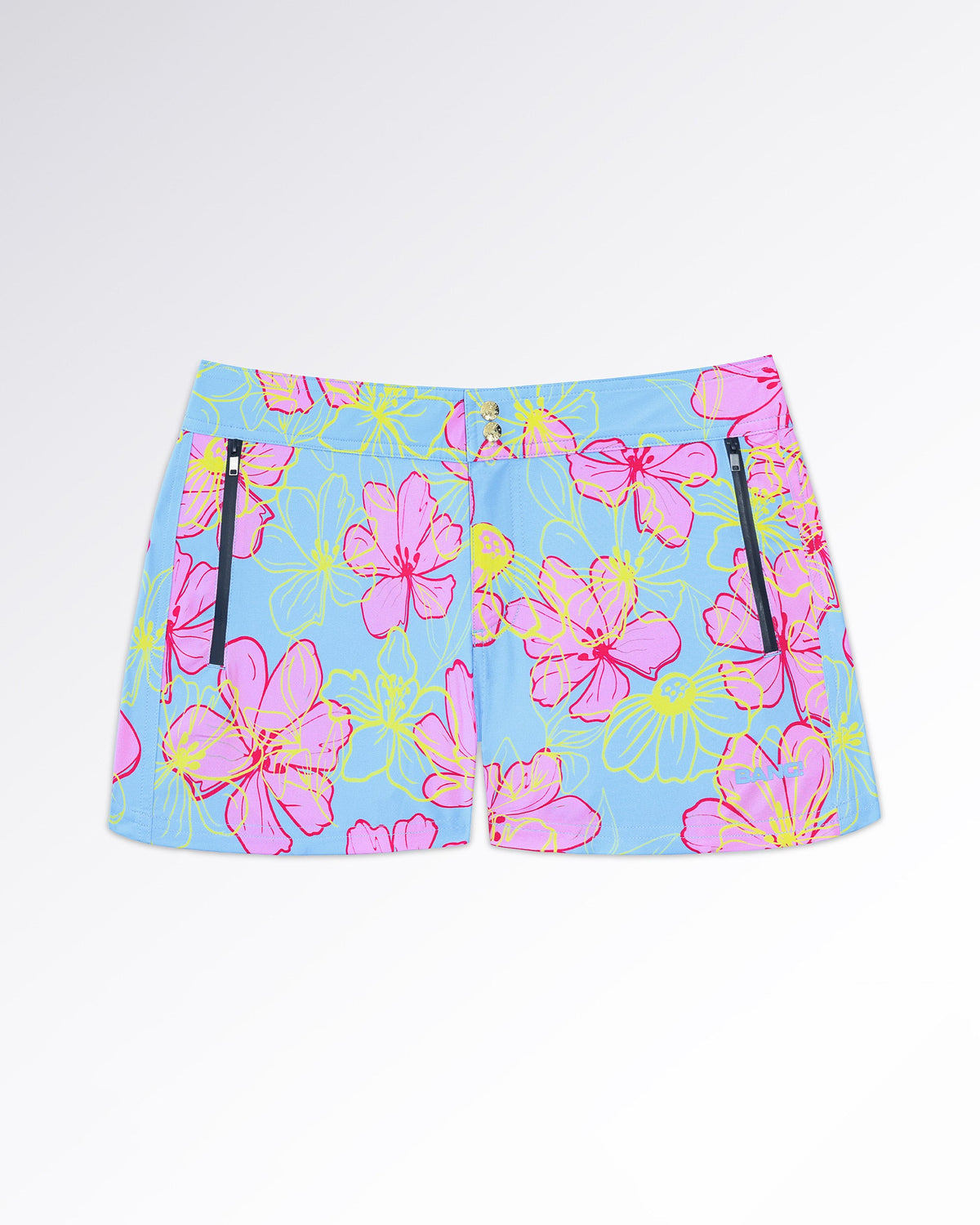 SURF FLOWERS (PINK/BLUE) - Beach Shorts