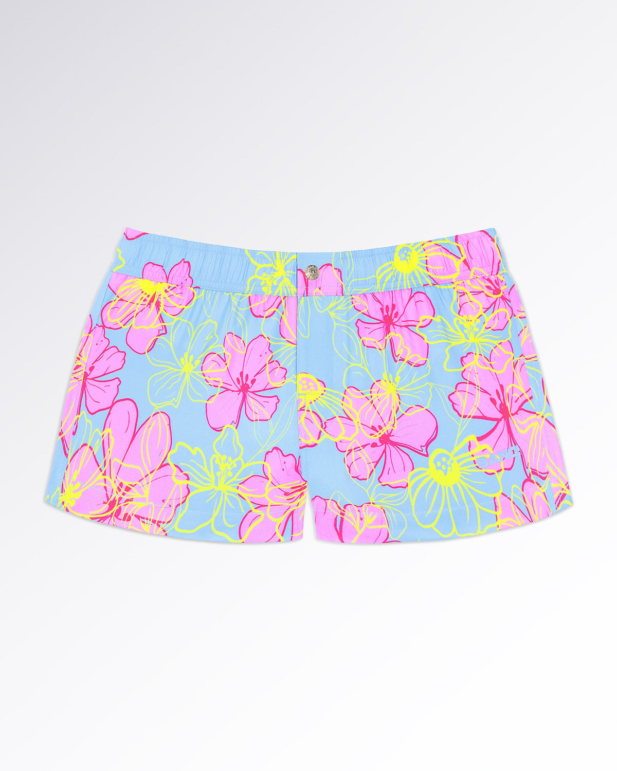 SURF FLOWERS (PINK/BLUE) - Mini Shorts