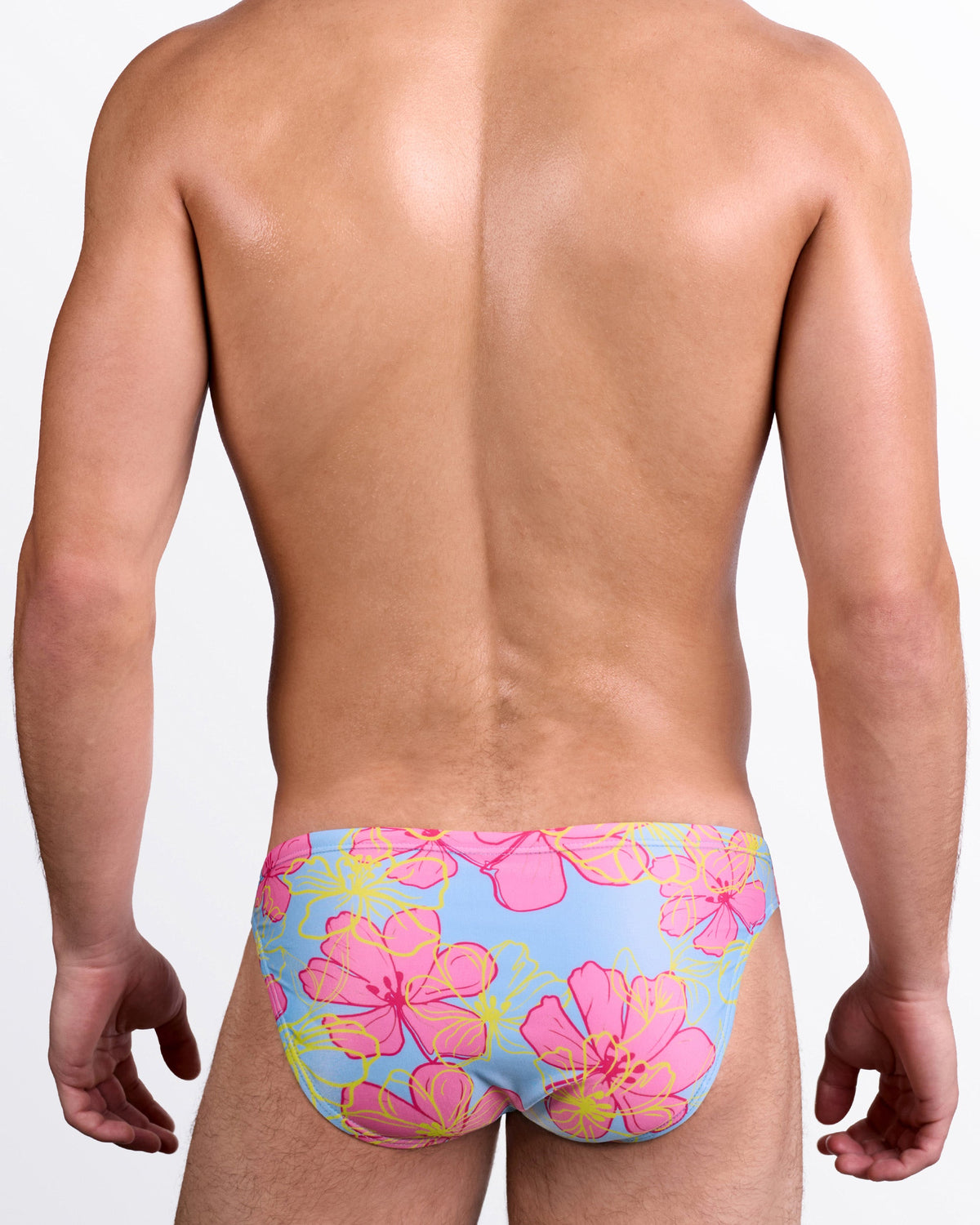 SURF FLOWERS (PINK/BLUE) - Swim Mini Brief