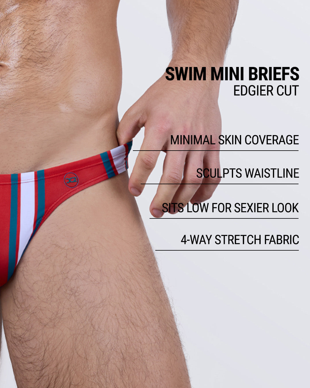 SWIFT STRIPES - Swim Mini Brief | DC2