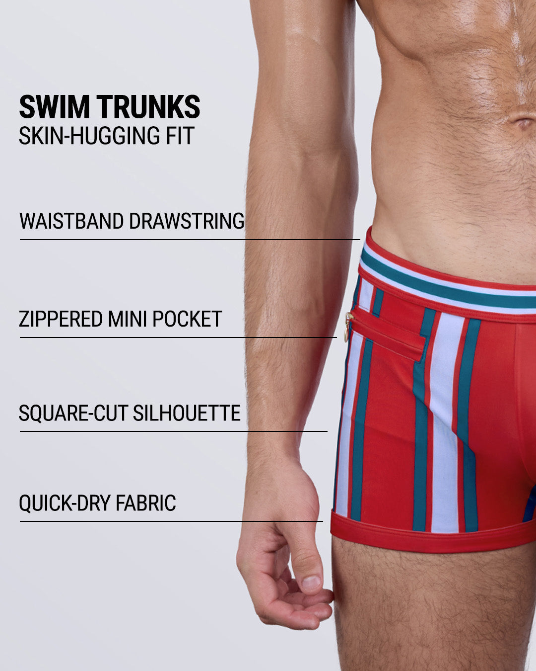 SWIFT STRIPES - Swim Trunks | DC2