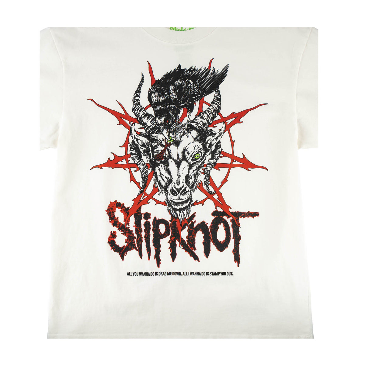 SLIPKNOT X WELCOME - Spit It Out Boxy Garment-Dyed Tee