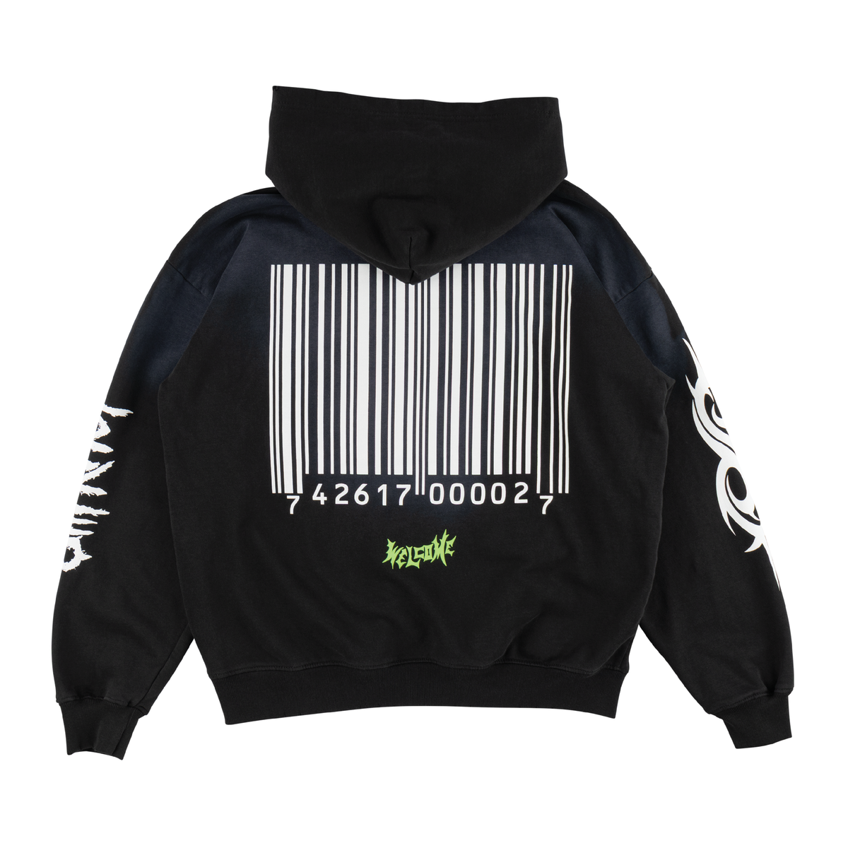 SLIPKNOT X WELCOME - Ravenous Distressed Sun Fade Hoodie