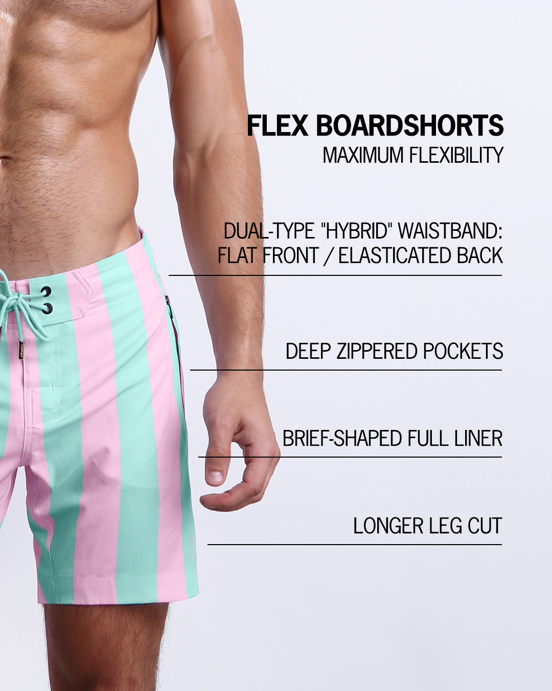 THE KEN (MALIBU EDITION) - Flex Boardshorts