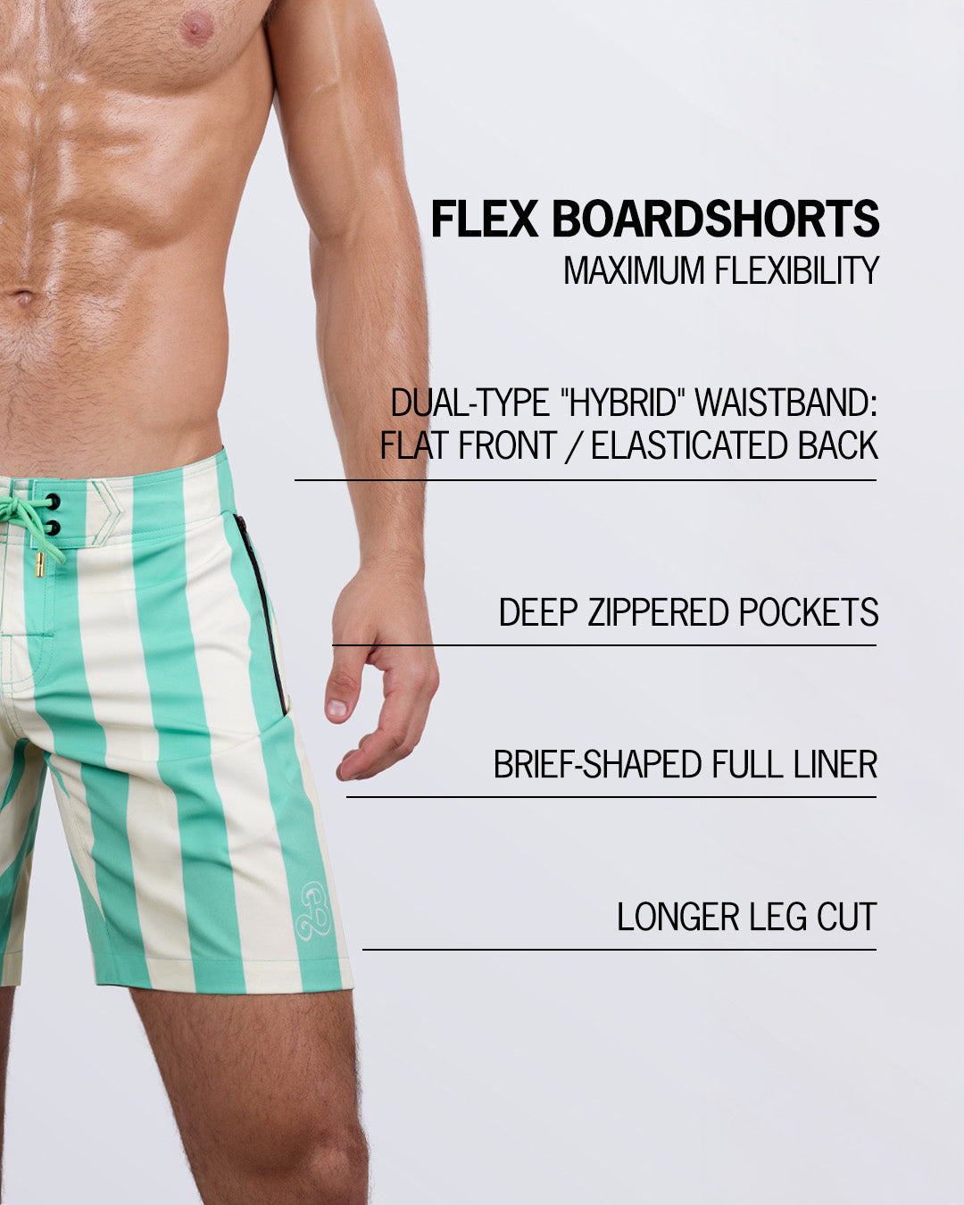 THE KEN (TULUM EDITION) - Flex Boardshorts