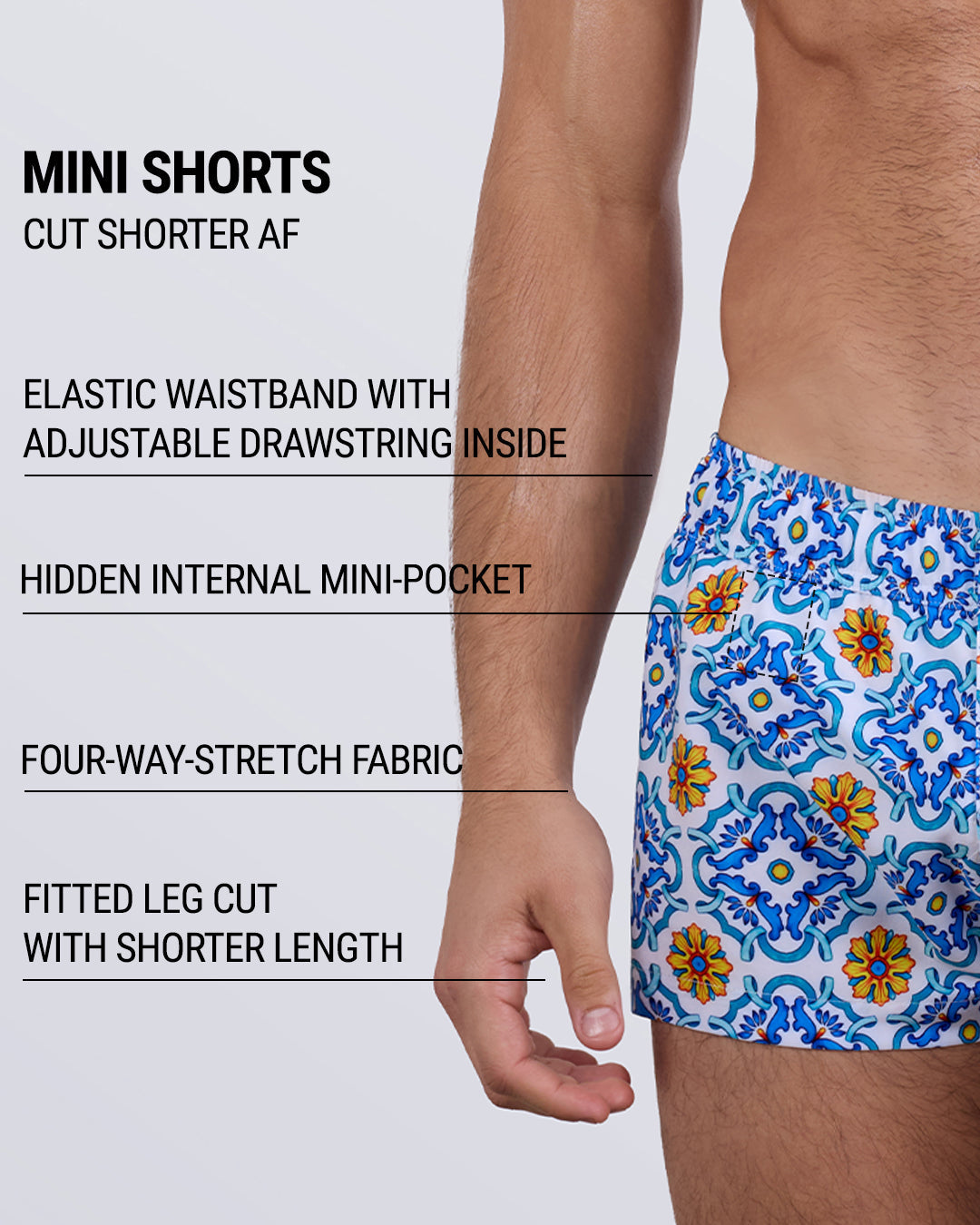 THE TILE IS HIGH - Mini Shorts | DC2