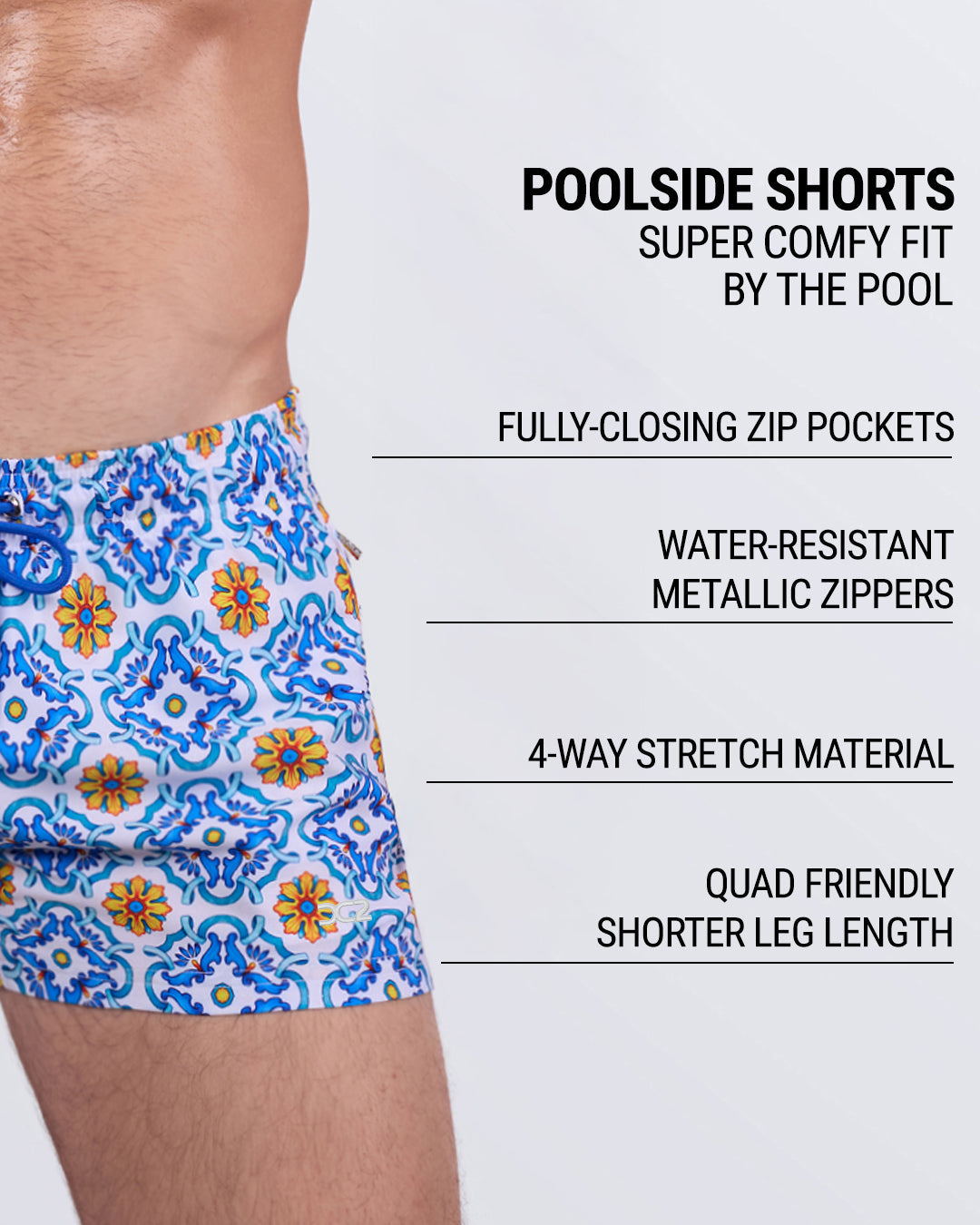 THE TILE IS HIGH - Poolside Shorts | DC2