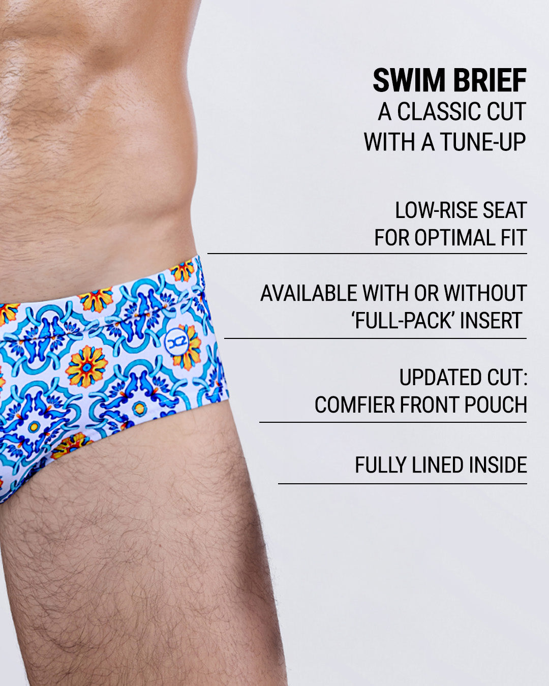 THE TILE IS HIGH - Swim Brief | DC2