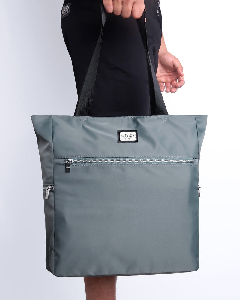 VACAY GRAY - Poolside Tote Bag Foldable/Portable | DC2