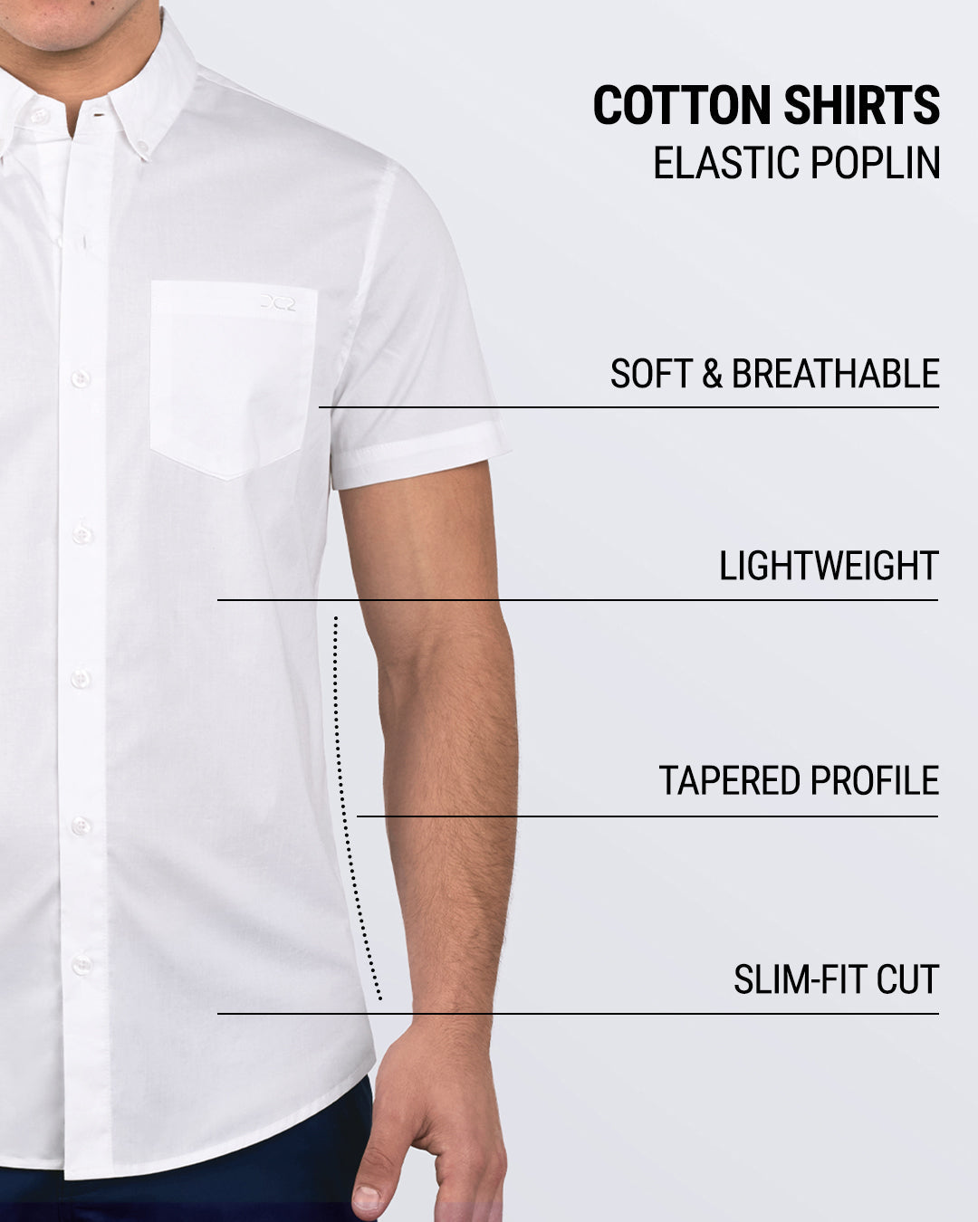 WHITE PARTY - Cotton Shirt | DC2