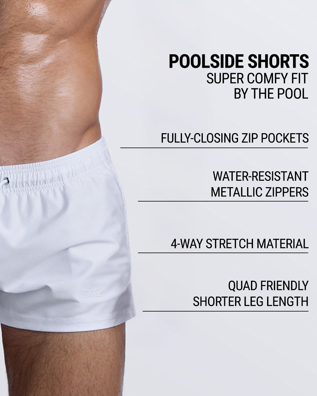 WHITE PARTY - Poolside Shorts | DC2