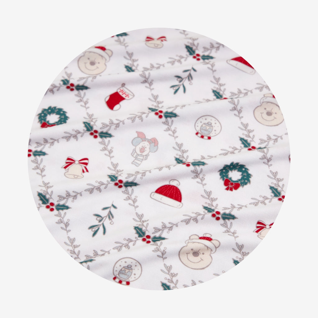 Disney Holiday Pooh Luxe Plush Patoo® Blanket