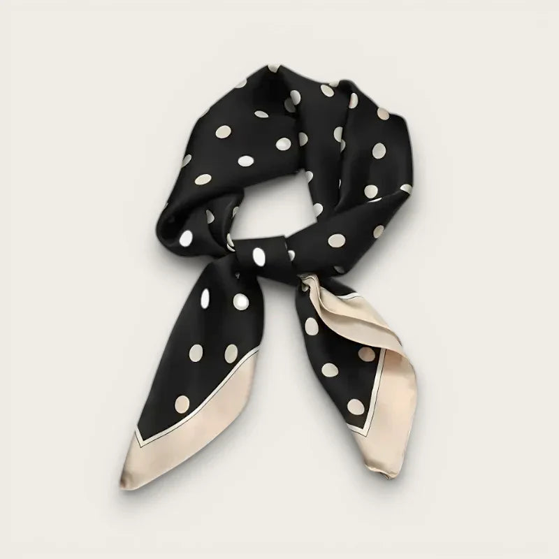 Beige and Black Scarf