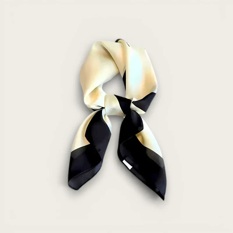 Black and White Neck Scarf