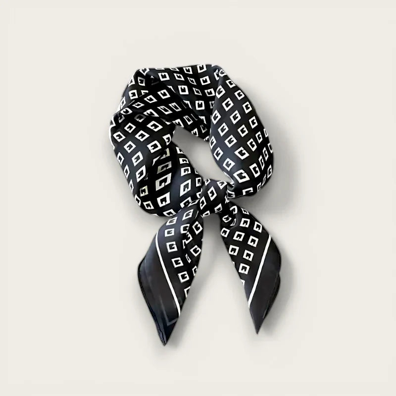 Black and White Scarf