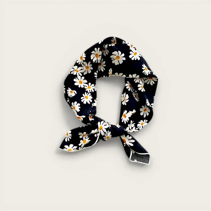 Black Cotton Head Scarf