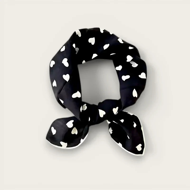Black Cotton Scarf
