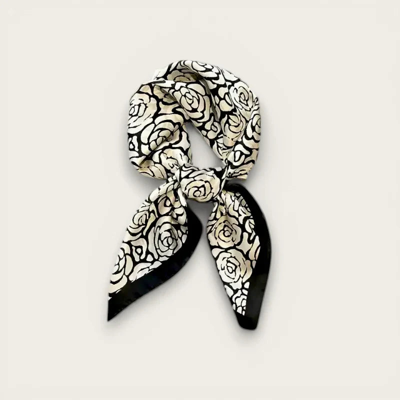 Black White Pattern Scarf