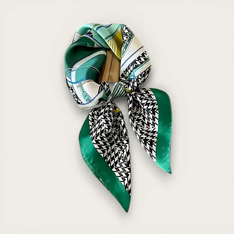 Blue and Green Scarf