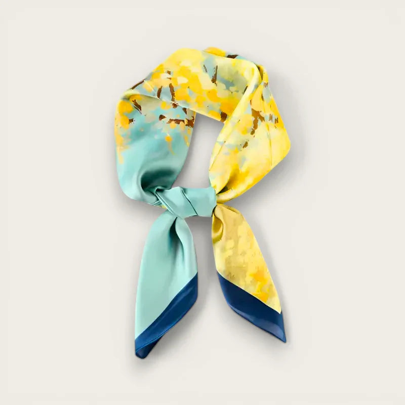 Blue and Yellow Scarf