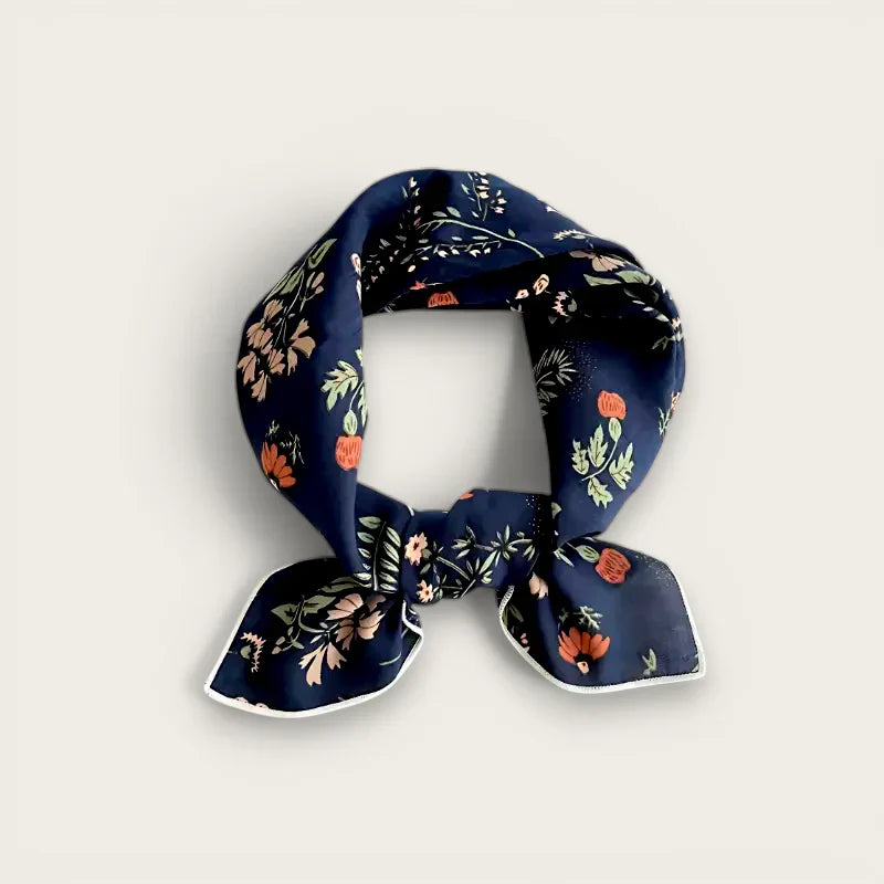 Blue Cotton Scarf