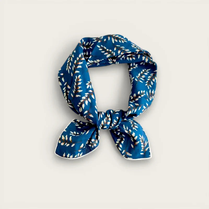 Blue Cotton Scarf Women