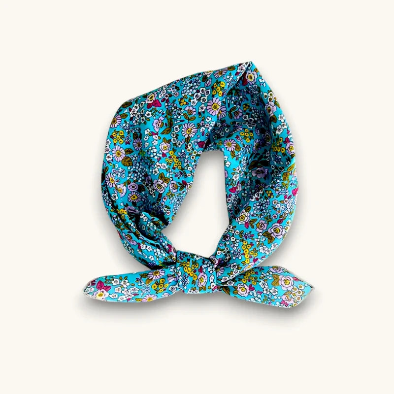 Blue Cotton Square 60x60
