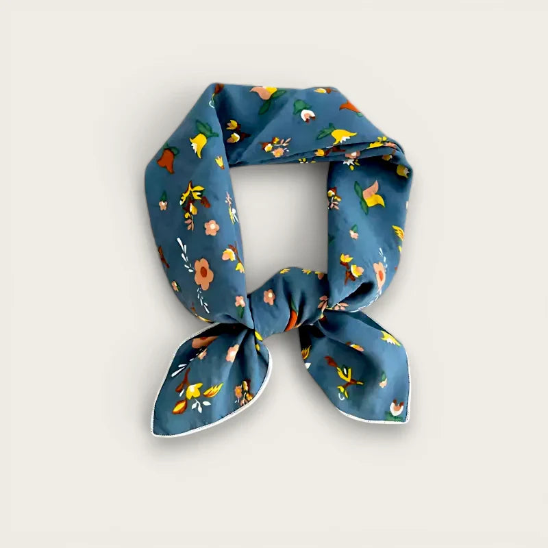 Blue Womens Cotton Scarf