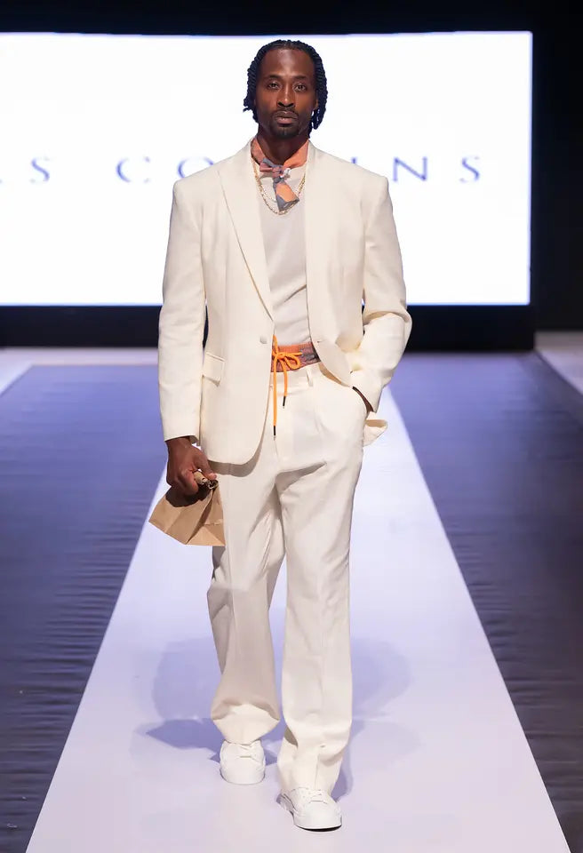 Ivory Oasis Suit Amber Dancing Collection