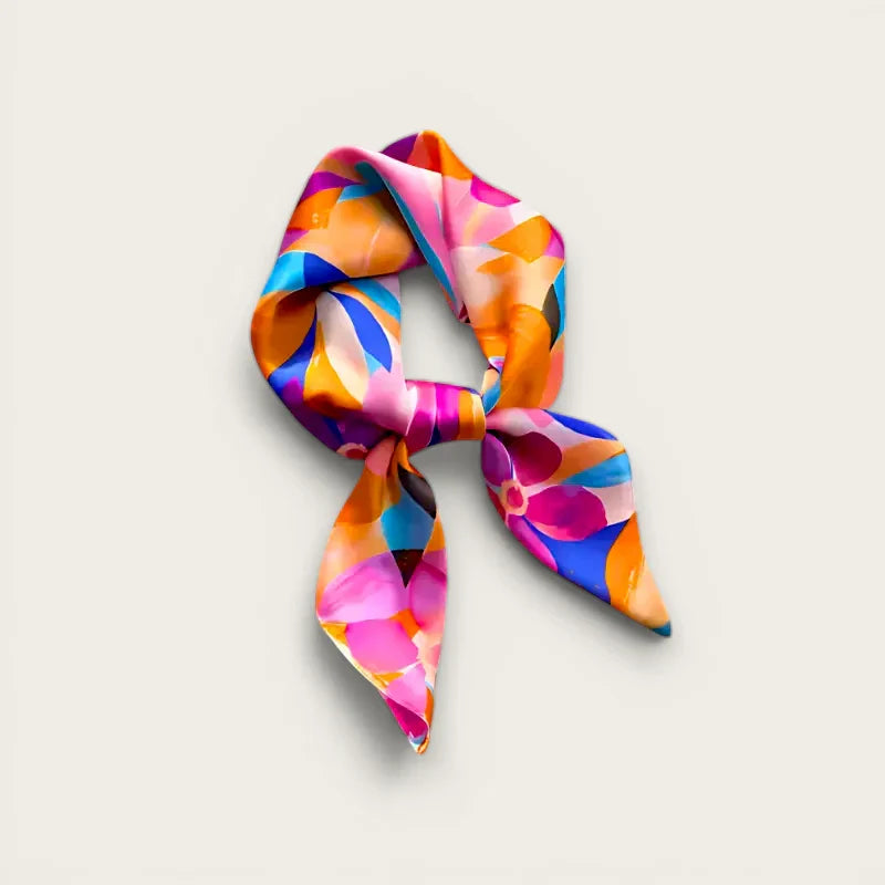 Floral Silk Scarf