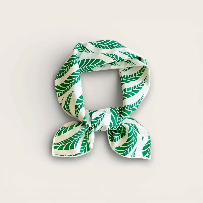 Green Cotton Head Scarf