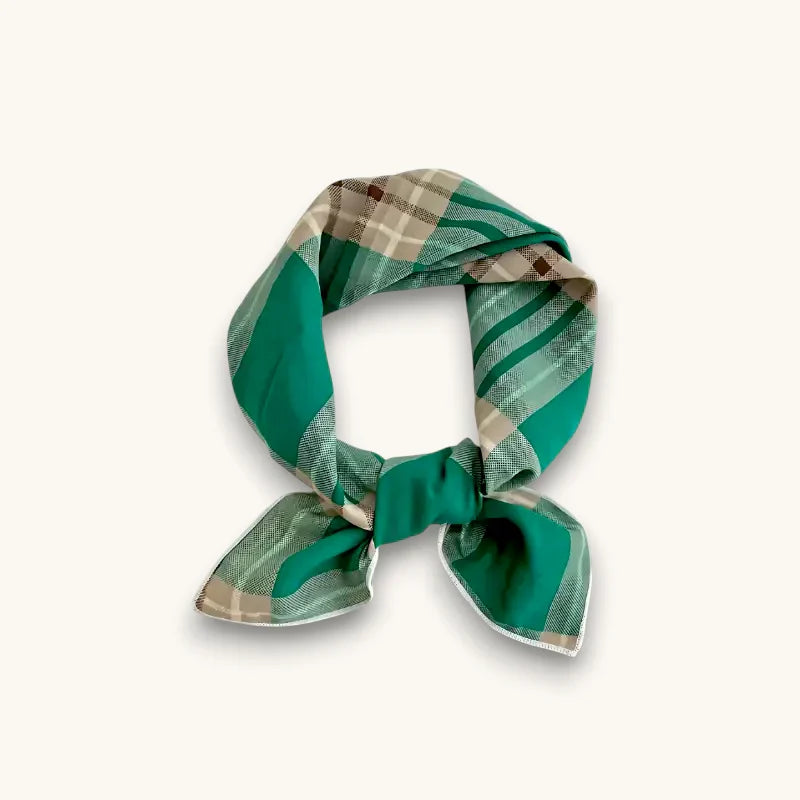 Green Cotton Scarf