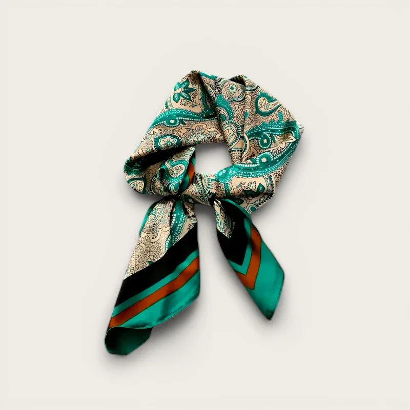 Green Silk Scarf