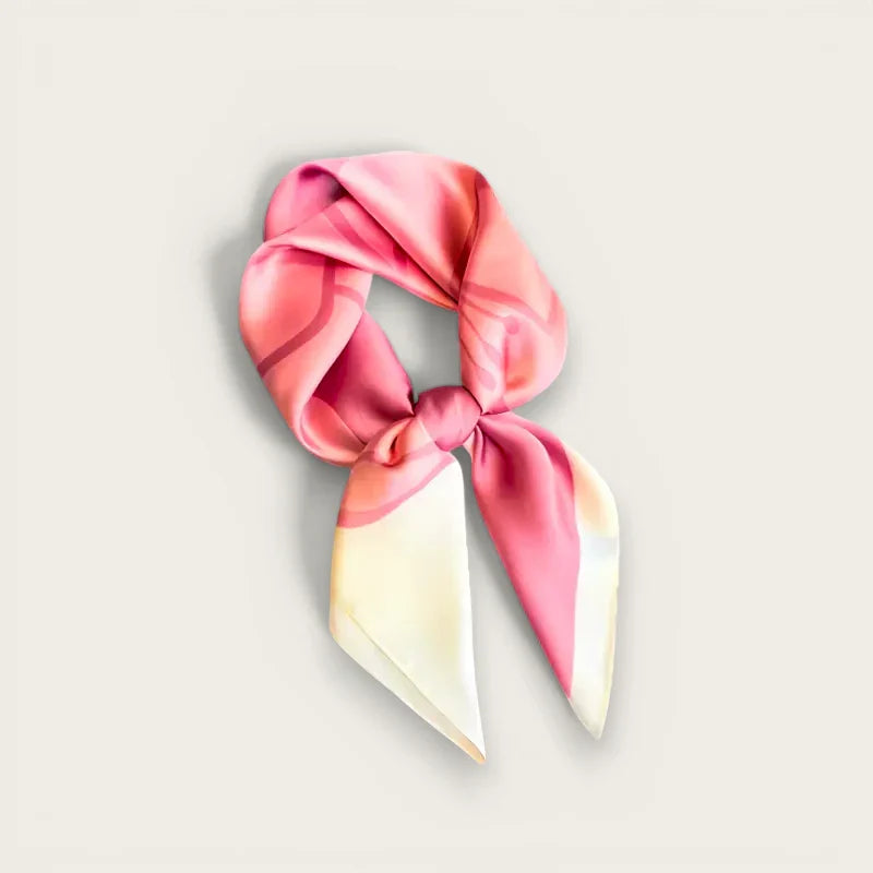 Hot Pink Silk Scarf