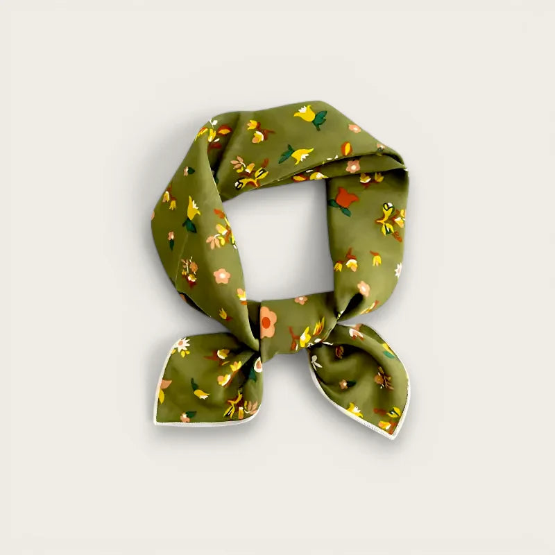 Khaki Cotton Scarf