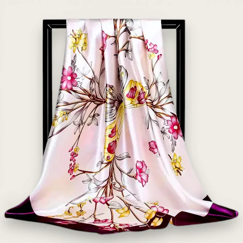 Large Flower Scarf
