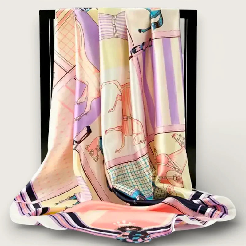 Large Horse Print Scarf