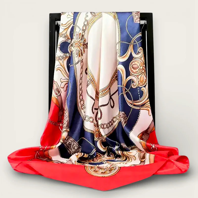 Large Red White Blue Scarf
