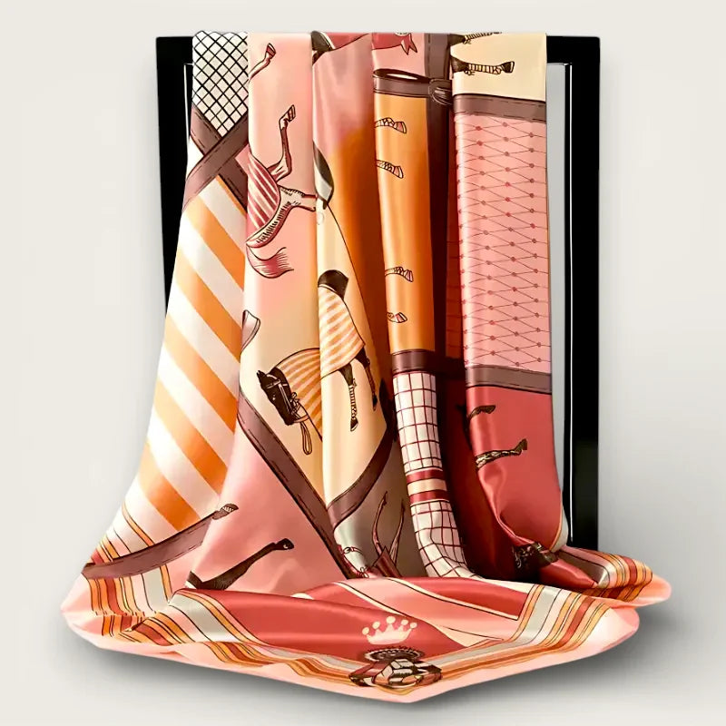 Large Silk Horse Scarf