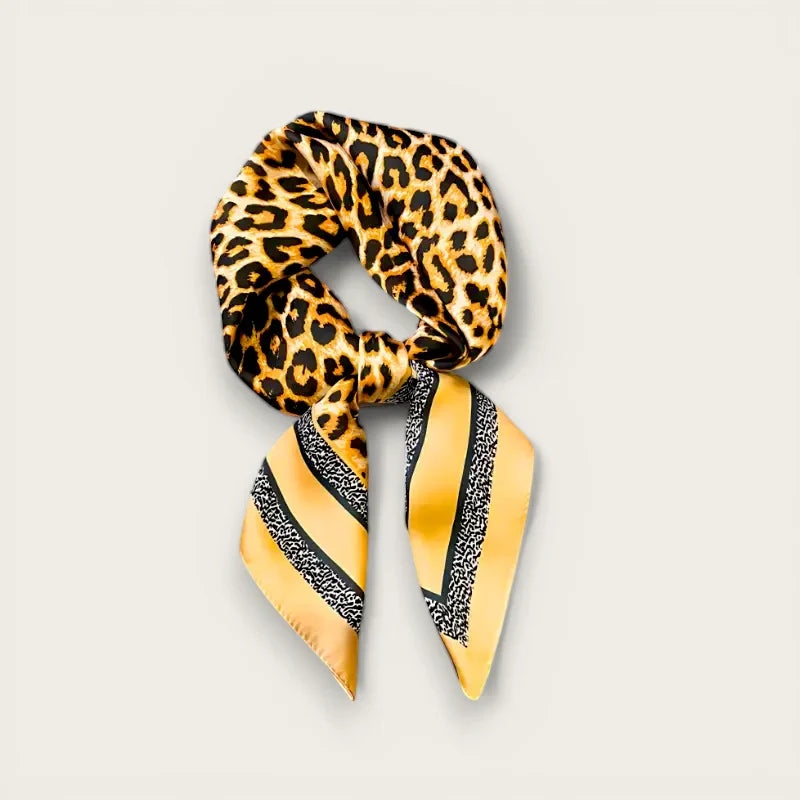 Leopard Silk Scarf